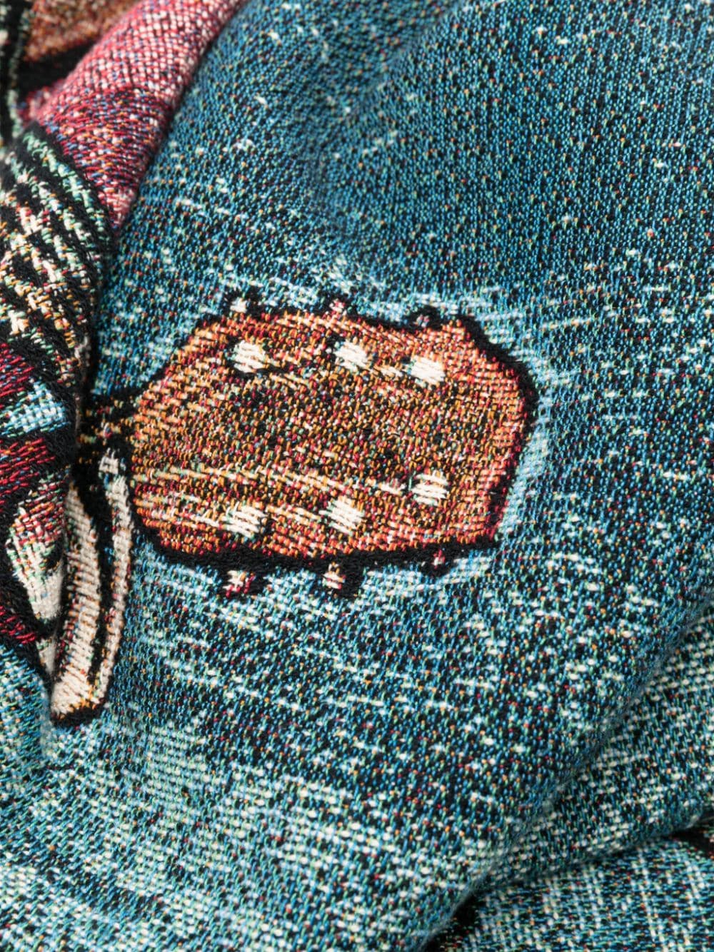 Endless Joy Ceremoniële deken met franje (220cm x 160cm) - Blauw