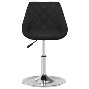 vidaXL Eetkamerstoelen 6 st kunstleer zwart