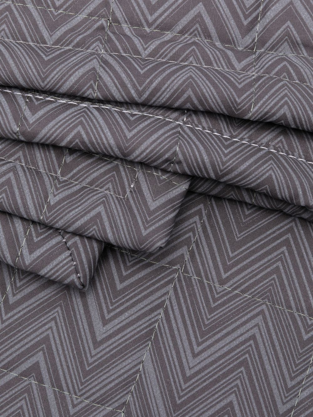Missoni Home Plaid met zigzag print - Grijs