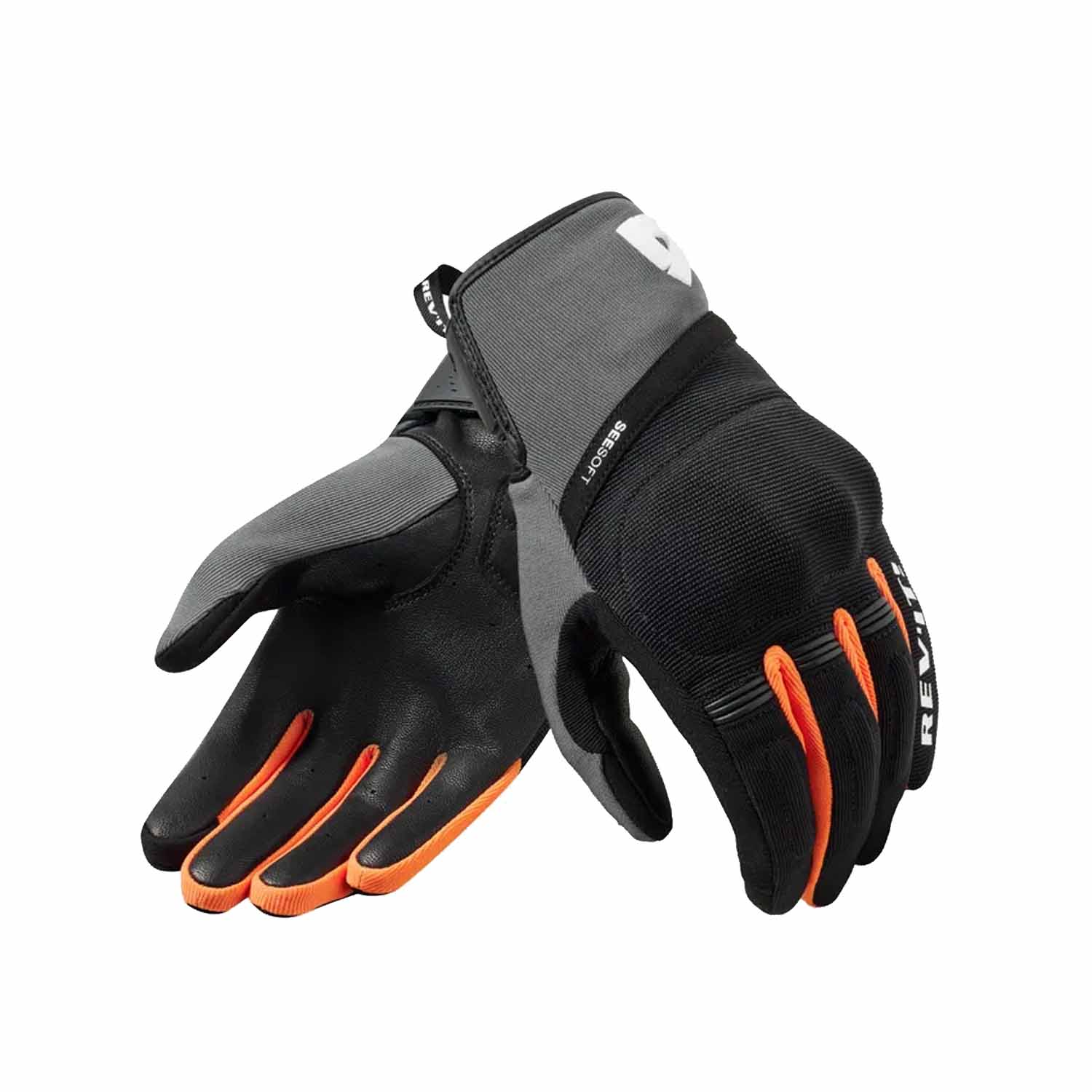 REV'IT! Mosca 2 Gloves Black Orange Größe