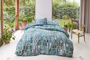 Beddinghouse Dekbedovertrek Sumatra Blue Green 200x200/220 cm