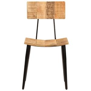 vidaXL Eetkamerstoelen 2 st 44x40x80 cm massief mangohout