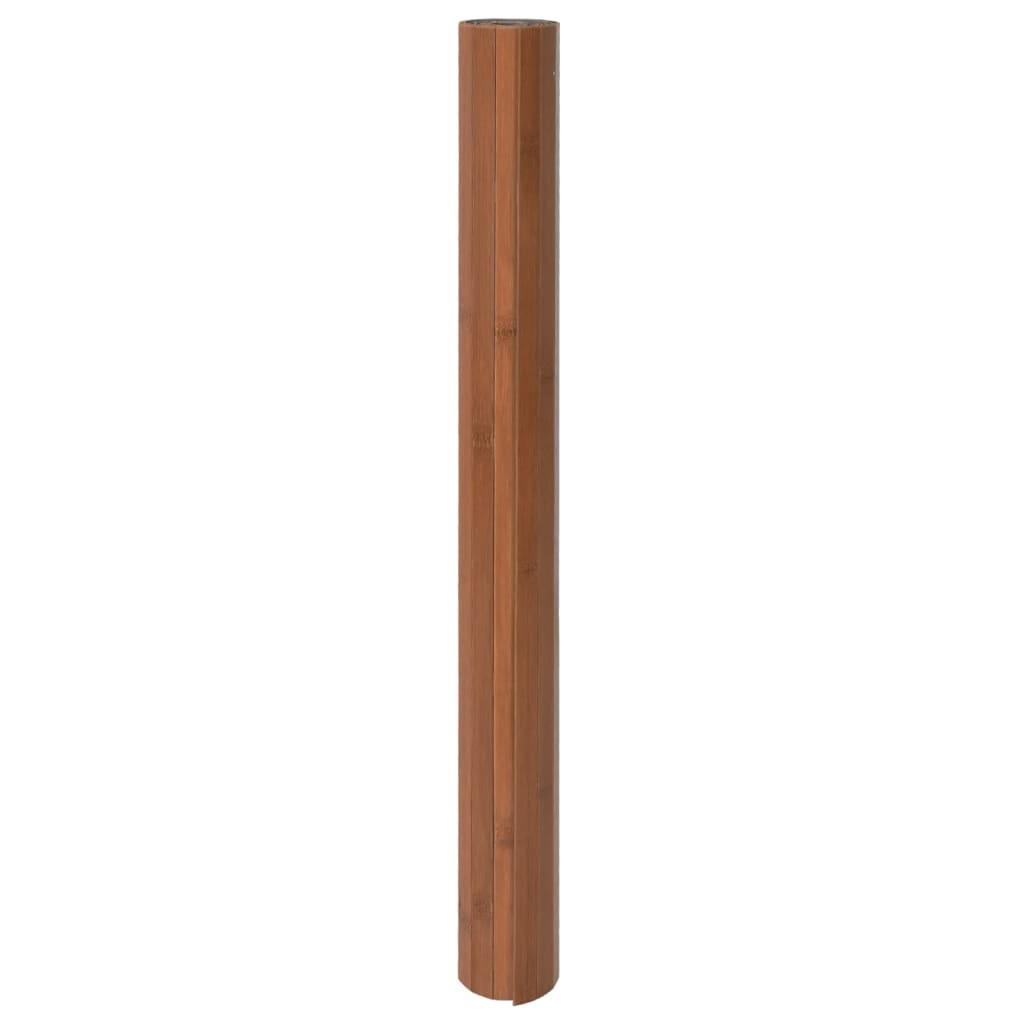 vidaXL Vloerkleed rechthoekig 70x100 cm bamboe bruin