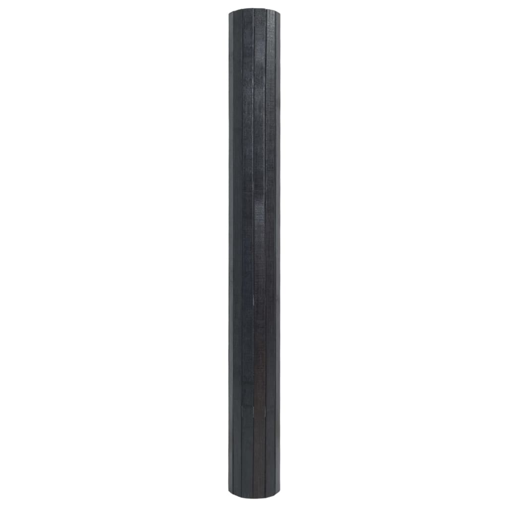 vidaXL Vloerkleed rechthoekig 70x100 cm bamboe grijs