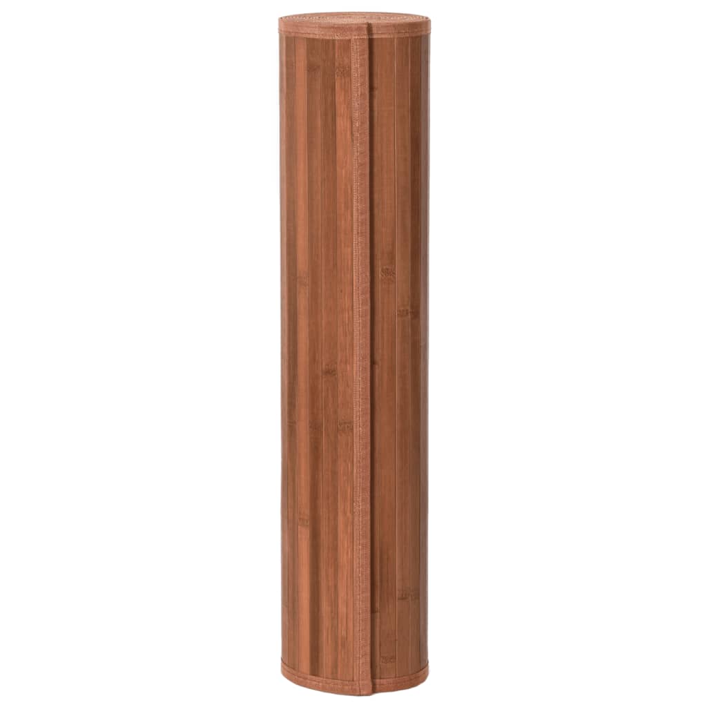 vidaXL Vloerkleed rechthoekig 80x100 cm bamboe bruin