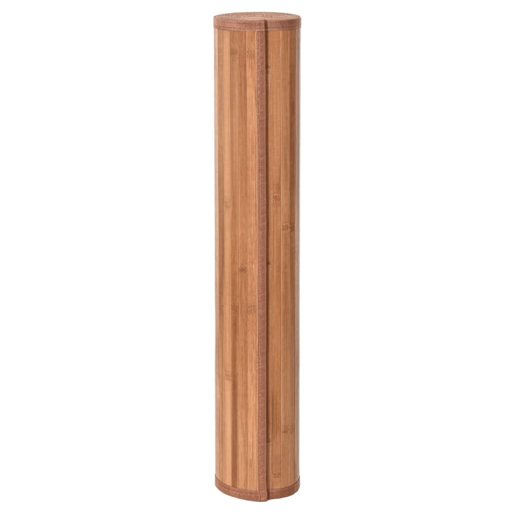 vidaXL Vloerkleed rechthoekig 100x100 cm bamboe naturel