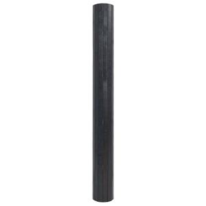 vidaXL Vloerkleed rechthoekig 60x500 cm bamboe grijs