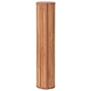 vidaXL Vloerkleed rechthoekig 70x400 cm bamboe naturel