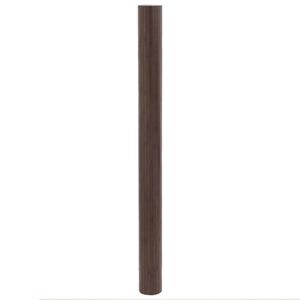 vidaXL Vloerkleed rechthoekig 80x400 cm bamboe donkerbruin