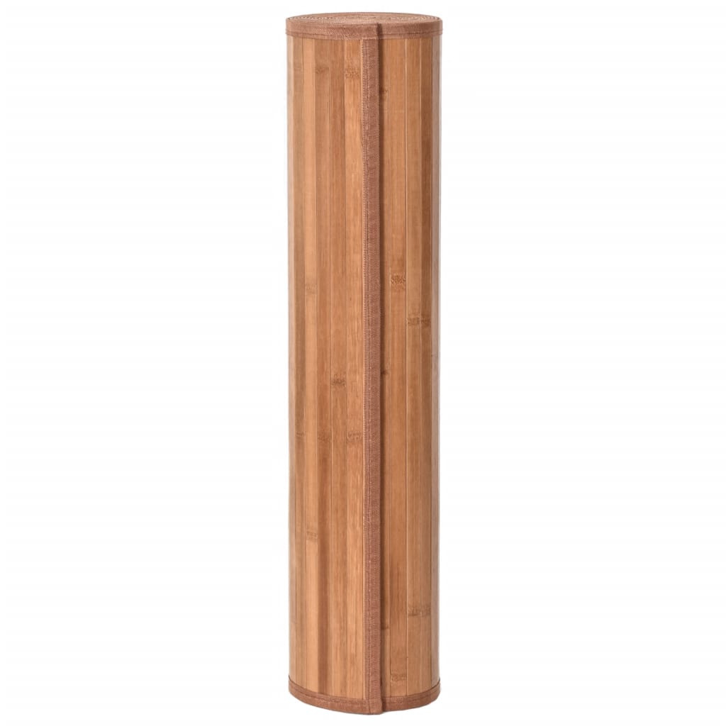 vidaXL Vloerkleed rechthoekig 80x100 cm bamboe naturel