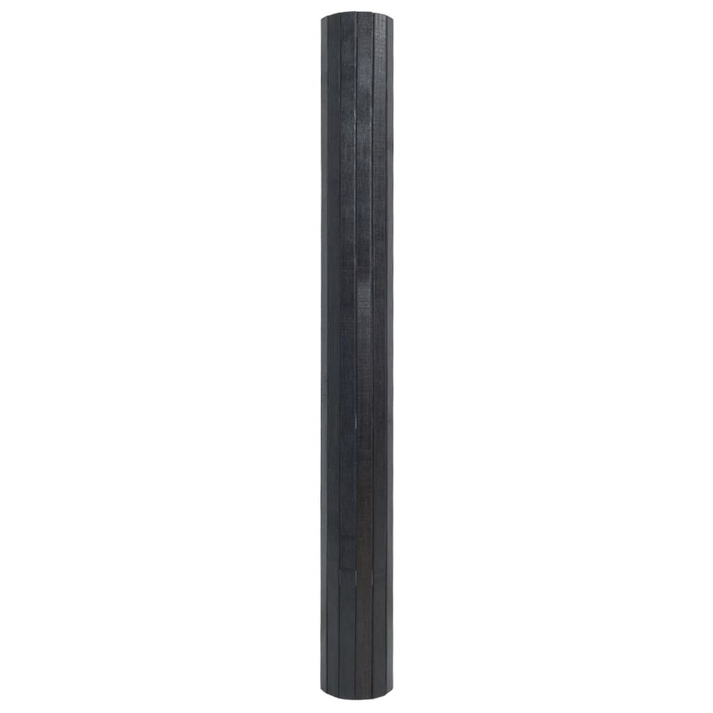 vidaXL Vloerkleed rechthoekig 60x300 cm bamboe grijs