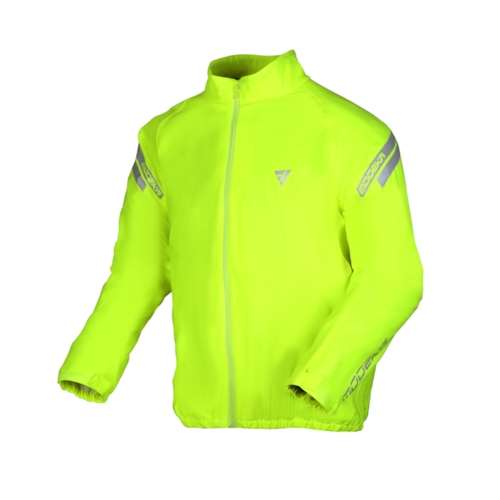 MODEKA Flex Dry Jacket, Motorregenjas, Fluo geel
