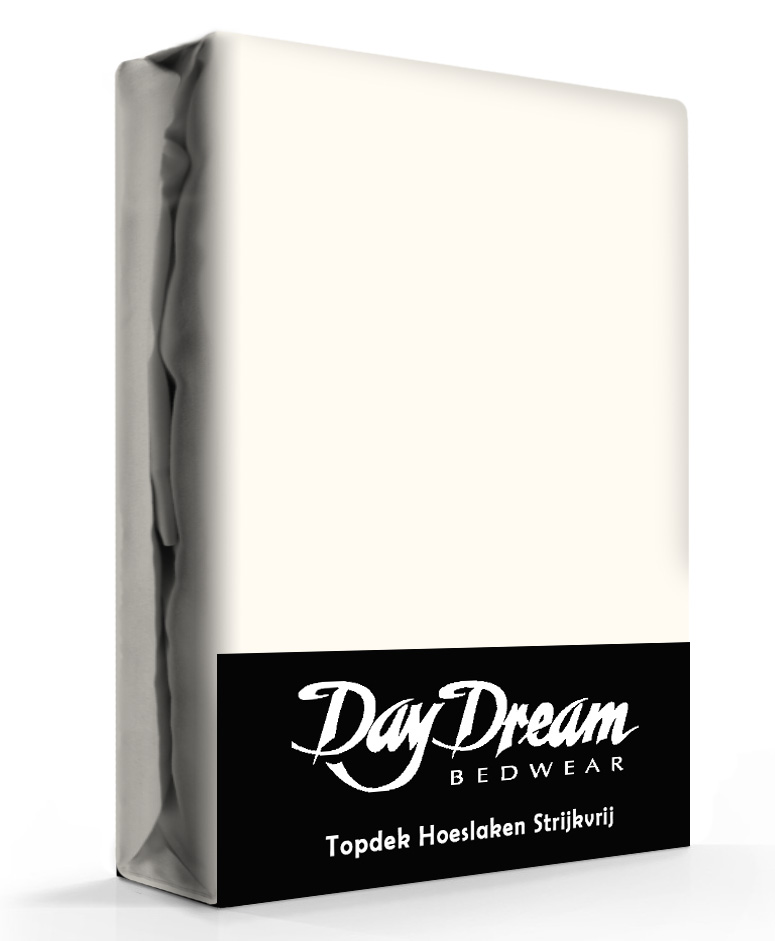 Day Dream Topper Hoeslakens Katoen Ecru-140 x 200 cm
