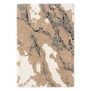 Boho&me Hoogpolig vloerkleed Marble Artisan - beige - 120x170 cm