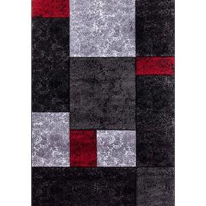 Tapeso Modern Vloerkleed Hawaii Rood 1330 - 120x170 cm