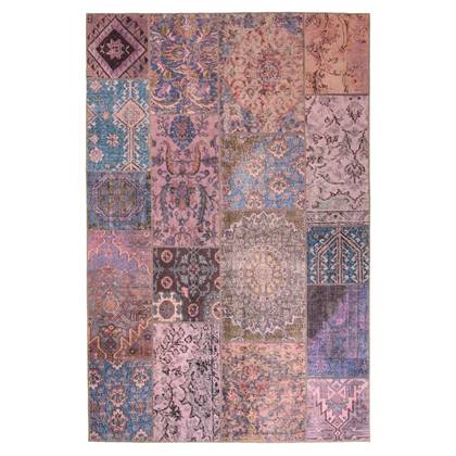 Heritaged Patchwork vloerkleed - Fade Dreamer paars - 152x230 cm