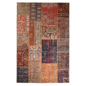 Heritaged Patchwork vloerkleed - Fade Heritage blauw|multi - 190x290