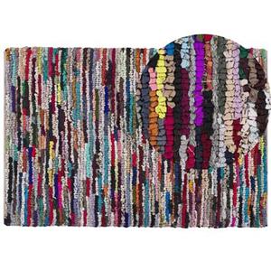 Beliani BAFRA-Laagpolig vloerkleed-Multicolor-160 x 230 cm-Polyester