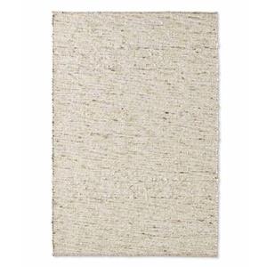 Tapeso Wollen vloerkleed - Kaia crème|beige - 70x130 cm