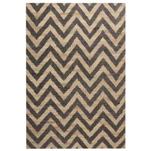 Beliani DEDEPINARI-Laagpolig vloerkleed-Beige-160 x 230 cm-Jute