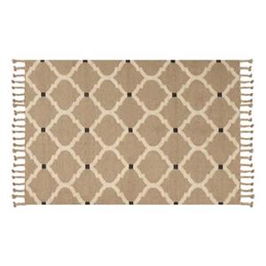 Beliani  ORENCIK - Laagpolig vloerkleed - Beige - 160 x 230 cm - Jute