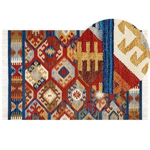 Beliani  JRVESH - Kelim vloerkleed - Multicolor - 200 x 300 cm - Wol