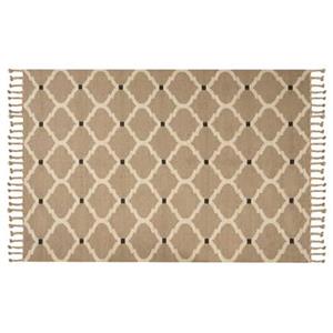 Beliani  ORENCIK - Laagpolig vloerkleed - Beige - 200 x 300 cm - Jute