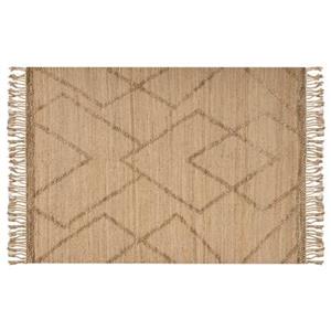 Beliani  HANDERE - Vloerkleed - Beige - 200 x 300 cm - Jute