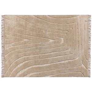 Beliani  SAZOO - Vloerkleed - Beige - 300 x 400 cm - Polyester