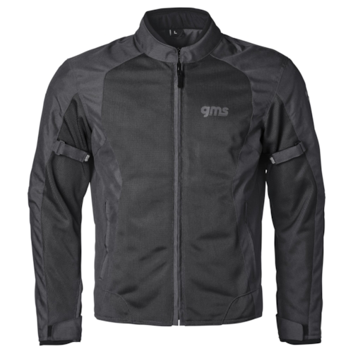 GMS Fiftysix.7 jacket, Doorwaai motorjas heren, Zwart