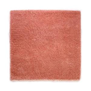 Tapeso Vierkant hoogpolig vloerkleed - Cozy Shaggy - roze - 160x160 cm