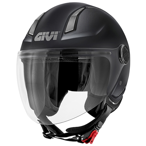 GIVI 11.7 Solid Color Mat, Jethelm of scooter helm, Zwart