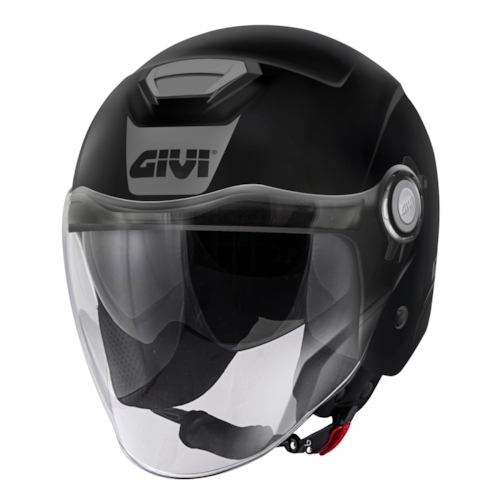 GIVI 12.5 Solid Color Mat, Jethelm of scooter helm, Zwart