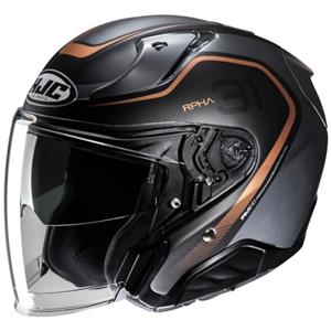 HJC RPHA-31 Kouv, Jethelm of scooter helm, Mat zwart Brons