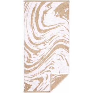 Egeria Handdoeken Marble grafisch motief, 100% katoen (1 stuk)