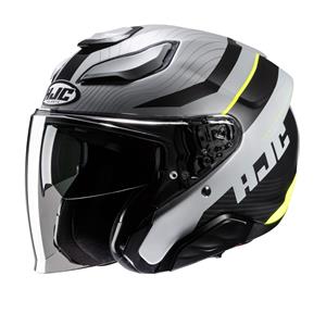 HJC F31 Naby, Jethelm of scooter helm, Mat zwart Grijs