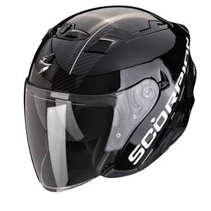 SCORPION EXO-230 QR, Jethelm of scooter helm, Zwart-Zilver