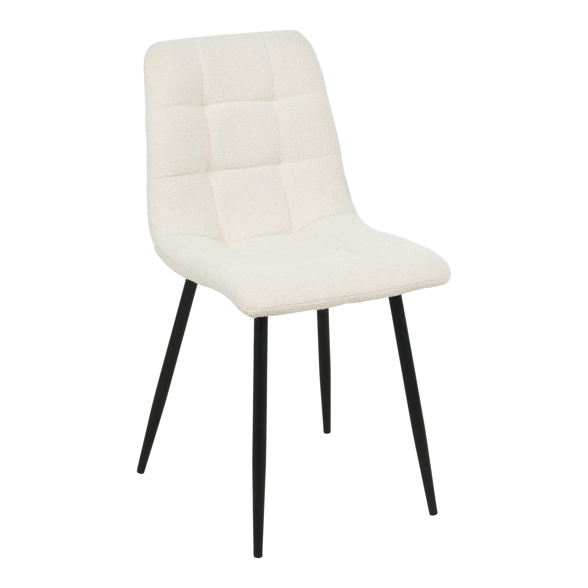 House Nordic Set van 2 eetkamerstoelen Middelfart bouclé | 