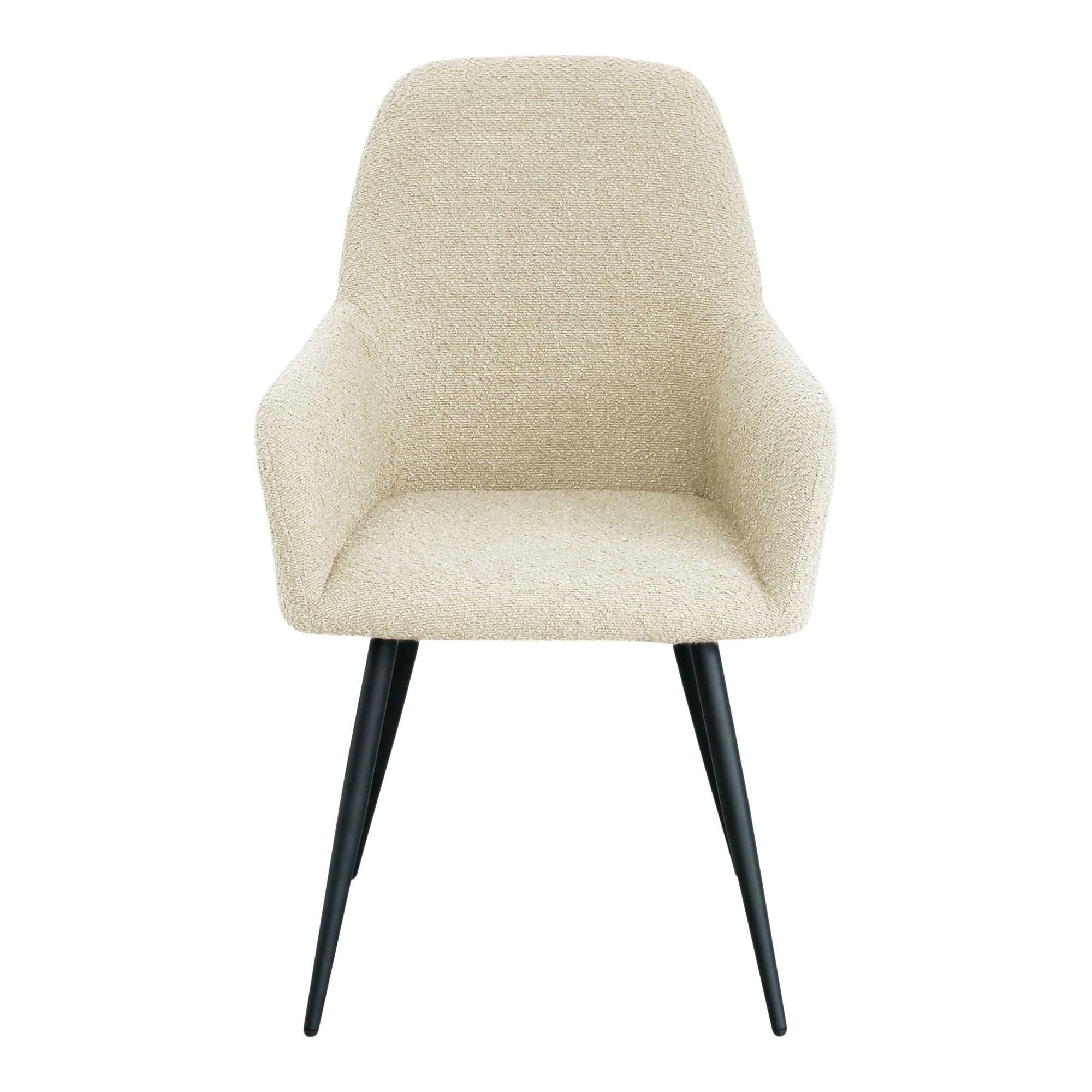 House Nordic Set van 2 eetkamerstoelen Harbo bouclé | 