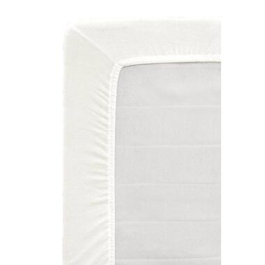 Leen Bakker Hoeslaken Jersey - off white - 90x200 cm