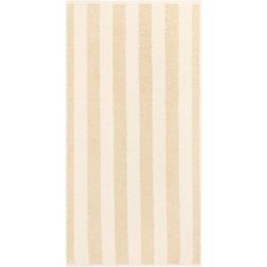 Cawö Cawo Pure Strepen Handdoek 50/100 beige