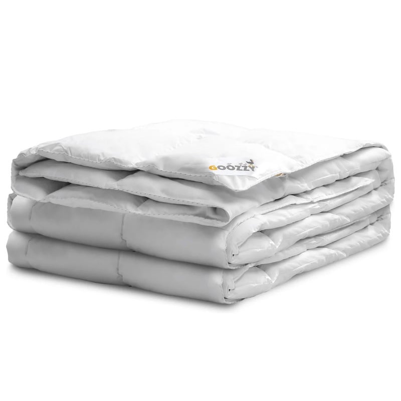 Zydante Swisstech 4 seizoenen , Winterdekbed Dons - 140x220 cm (Eenpersoons) -  - Zomerdeel: 200 Gram en Winterdeel: 400 Gram -