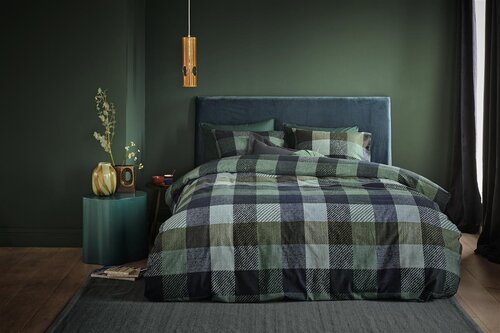 Beddinghouse Dekbedovertrek Beckett Blue Green 200x200/220