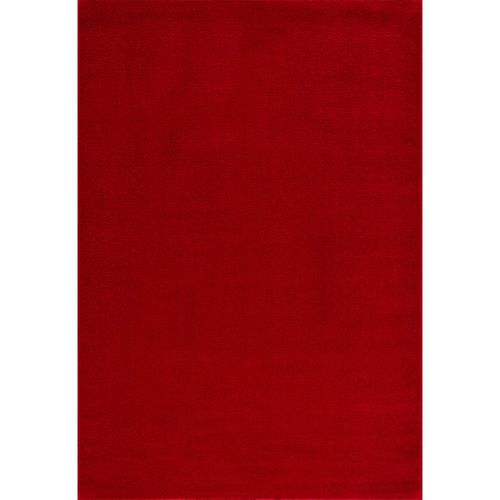 Muratap Vloerkleed - Uni - Rood - 110x60 Cm - Laagpolig - Modern Tapijt