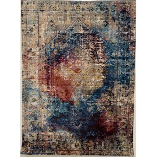 Muratap Vloerkleed - Picasso Heriz - Meerkleurig - 160x230 Cm - Laagpolig - Vintage Tapijt