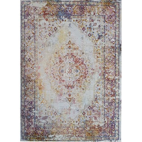 Muratap Vloerkleed - Picasso Keshan - Multi Beige - 200x140 Cm - Laagpolig - Vintage Tapijt