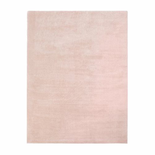 Flycarpets Malaga Wasbaar Vloerkleed - Roze - Laagpolig Tapijt - Woonkamer - 140x200 Cm