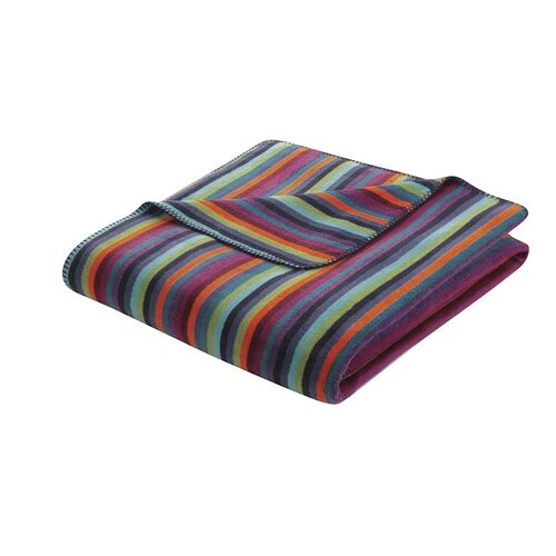 Cawö Cawo Lifestyle Wohndecke Strepen Plaid 150/200 multicolor donker