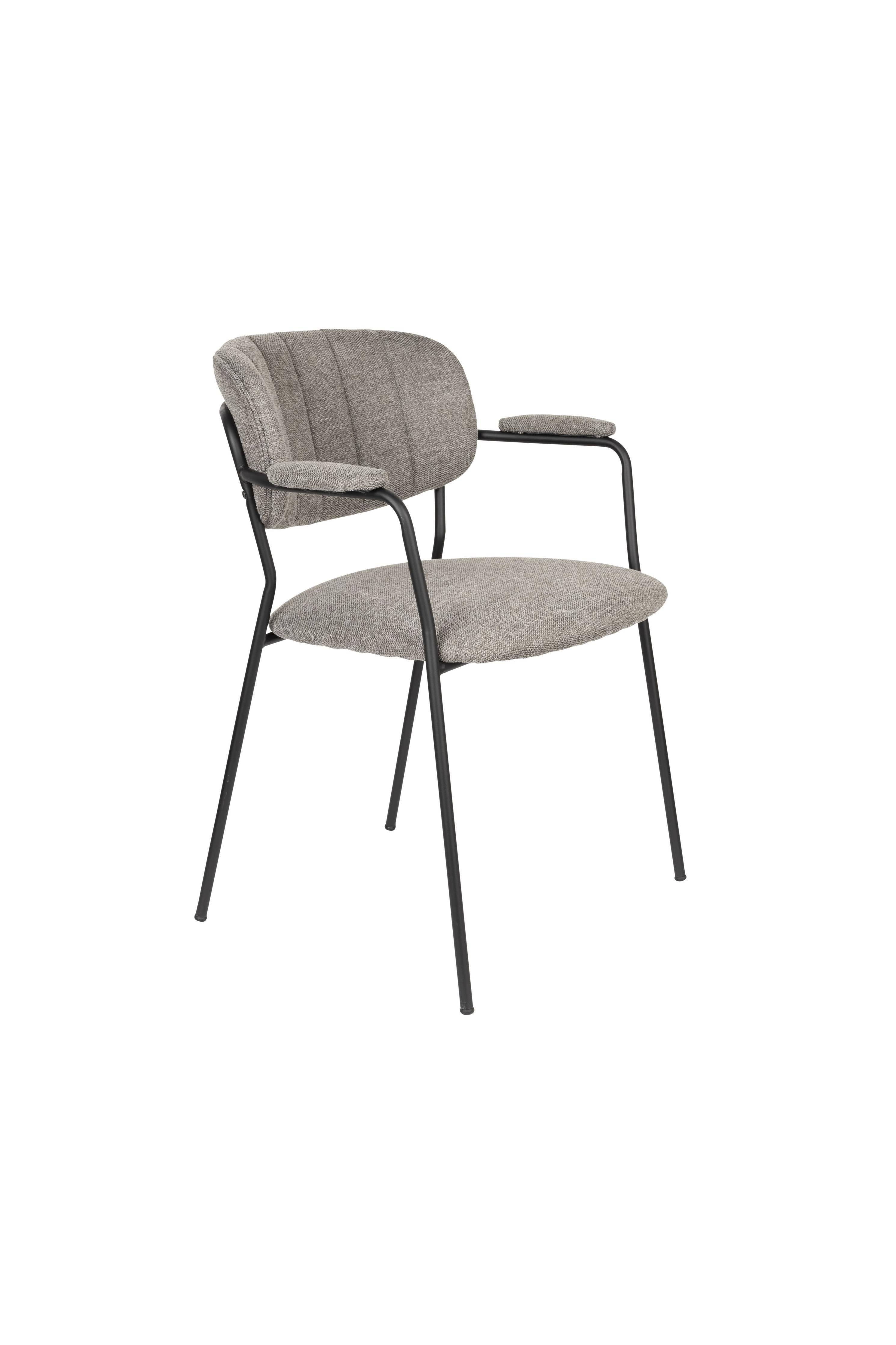 Feliz Lifestyle Set van 2 eetkamerstoelen Alina met armleuning | 