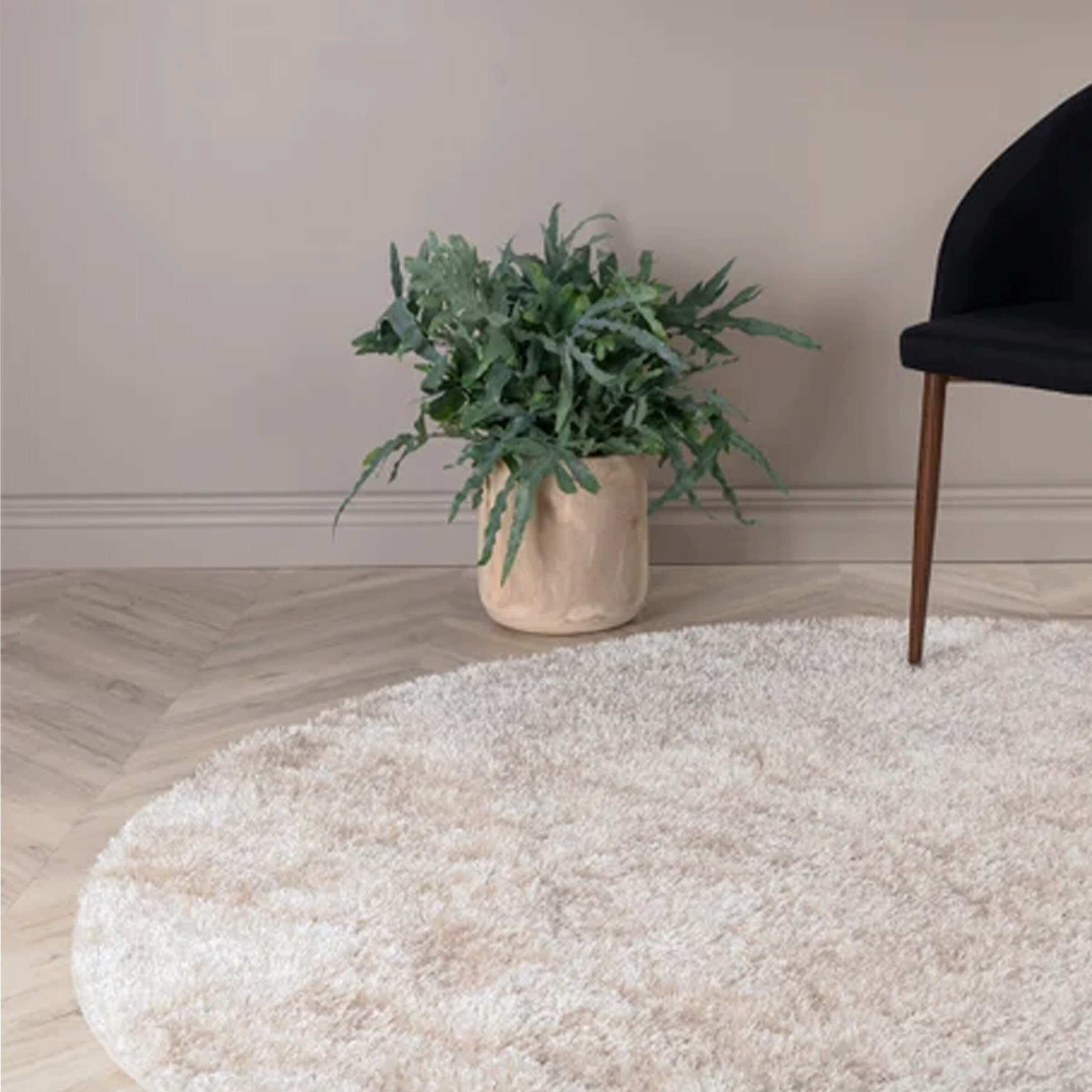 Nohr Rond Vloerkleed Der 200cm - Beige